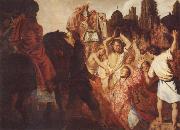 REMBRANDT Harmenszoon van Rijn The Martyrdom of St.Stephen oil